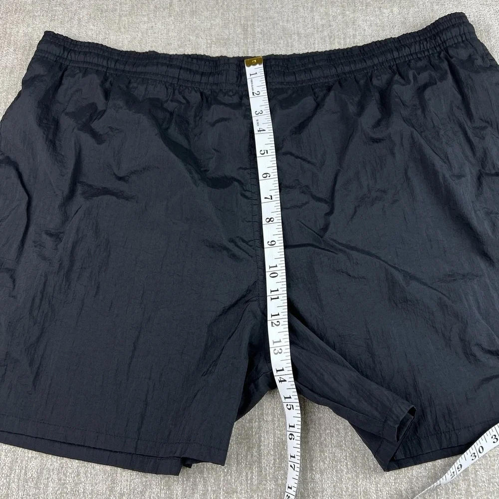 Vintage Los Angeles LAKERS Shorts Men's XL Swim Lee Sport 90s Black Kobe‎ NBA